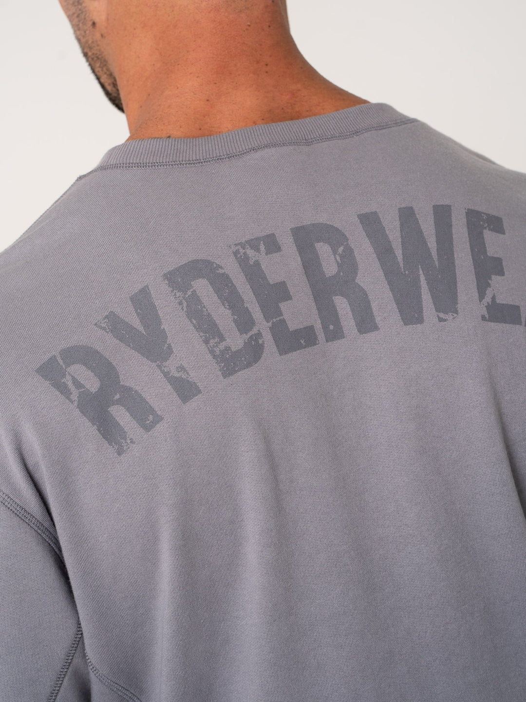Force Crew Neck - Charcoal Clothing Ryderwear