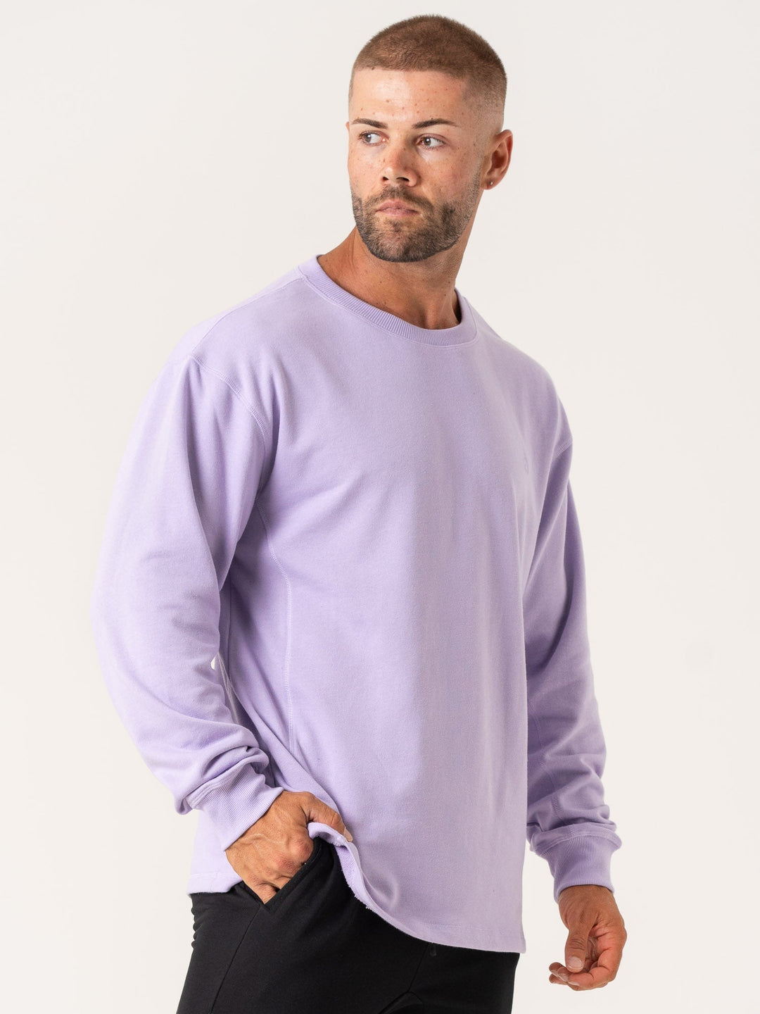 Force Crew Neck - Purple Clothing Ryderwear