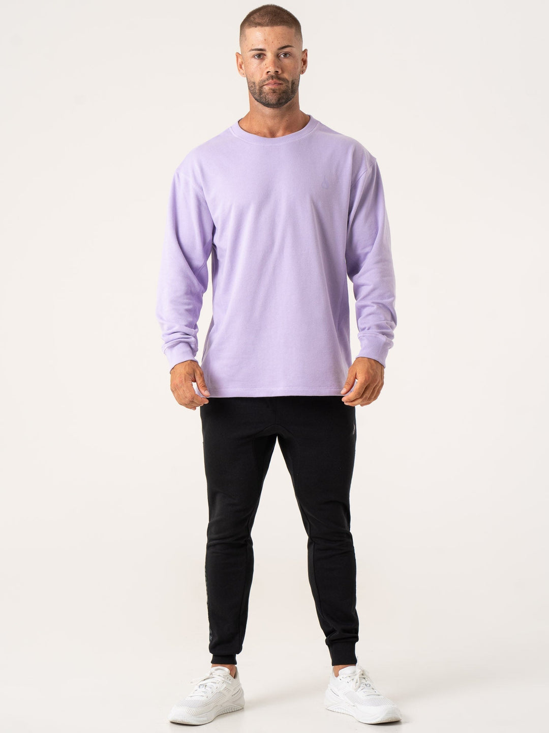 Force Crew Neck - Purple Clothing Ryderwear