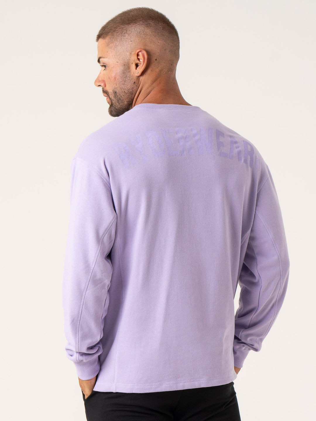 Force Crew Neck - Purple Clothing Ryderwear