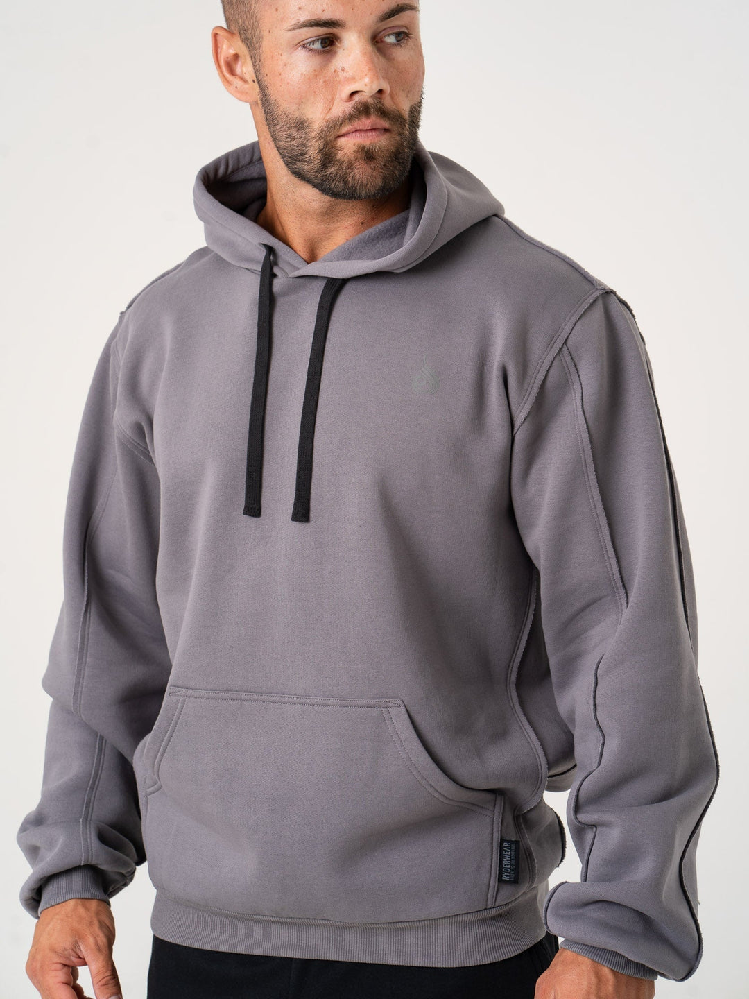 Force Hoodie - Charcoal Clothing Ryderwear