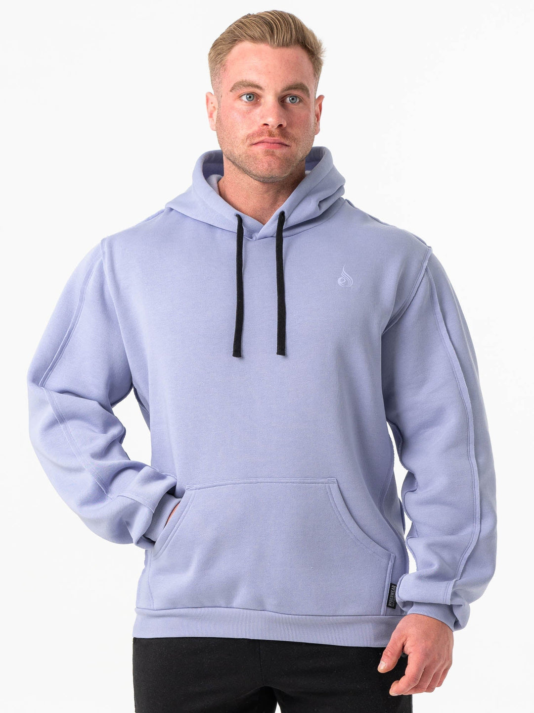 Force Hoodie - Lilac Blue Clothing Ryderwear
