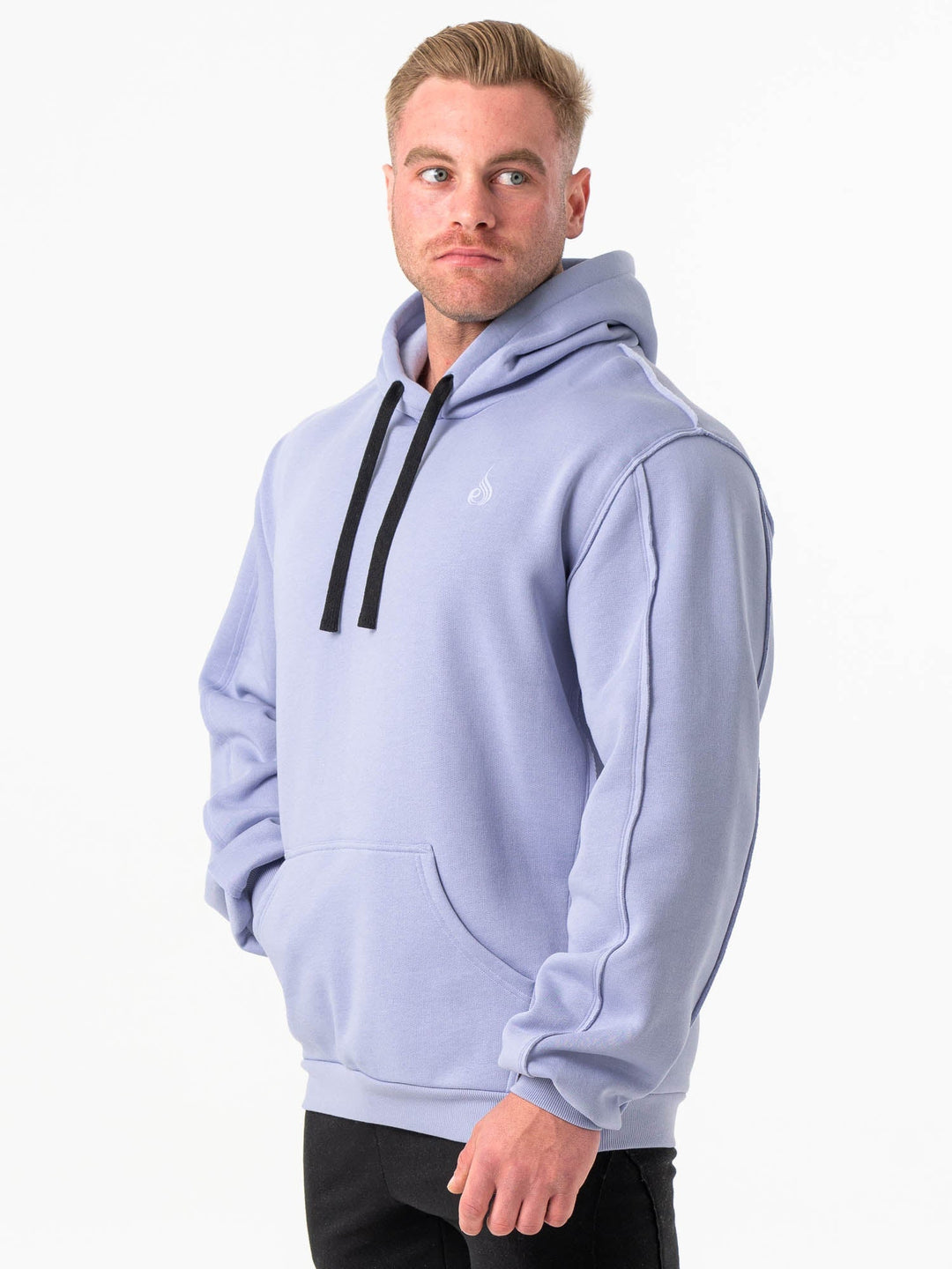 Force Hoodie - Lilac Blue Clothing Ryderwear