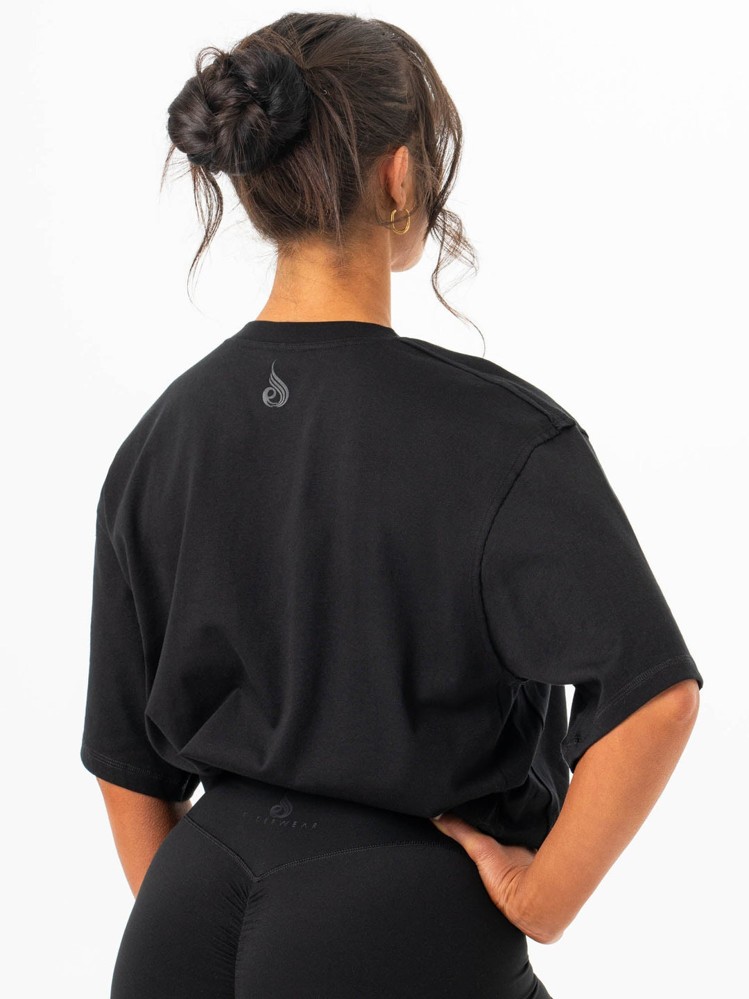 Force Oversized T-Shirt - Black Clothing Ryderwear