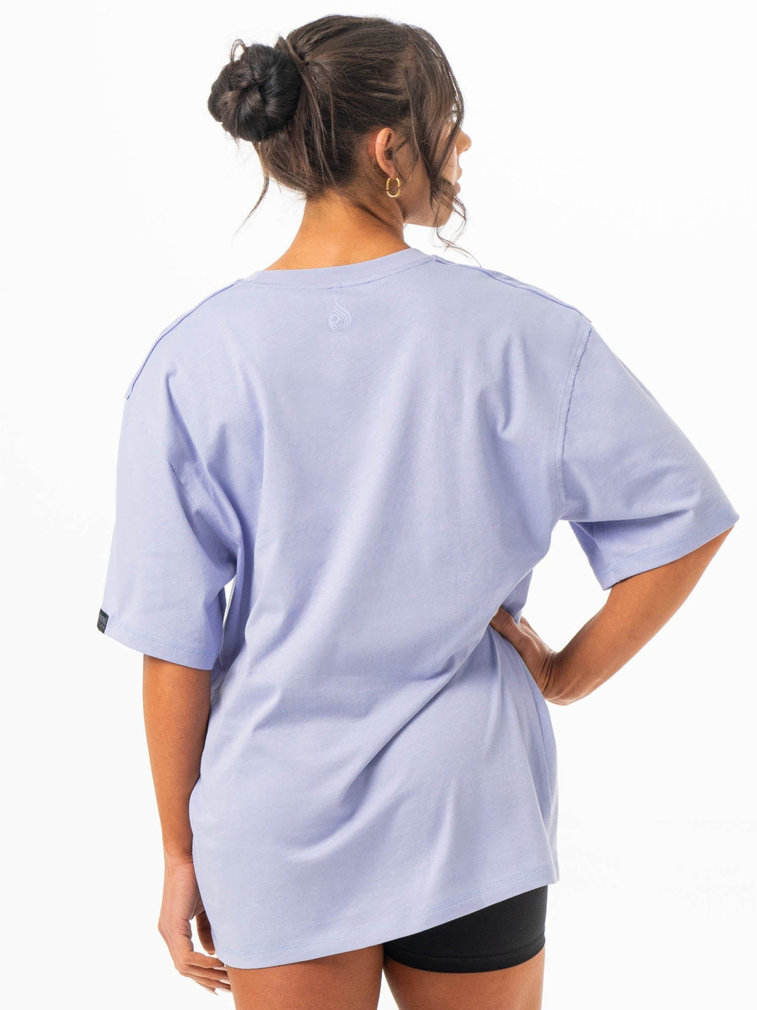 Force Oversized T-Shirt - Lilac Blue Clothing Ryderwear