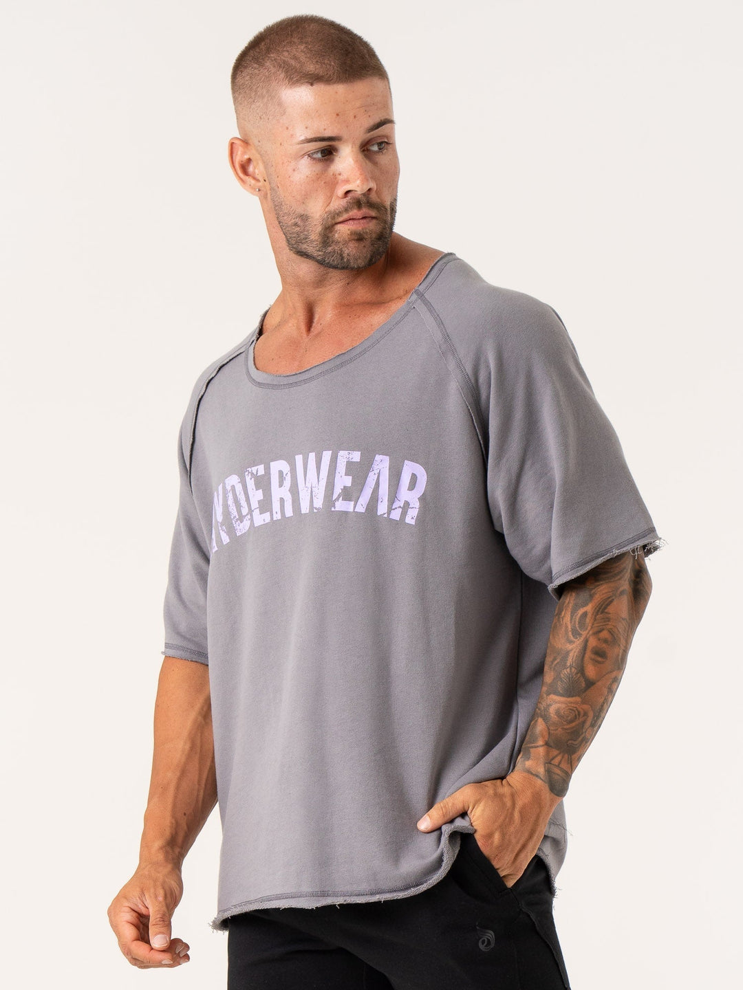 Force Rag Top - Charcoal Clothing Ryderwear