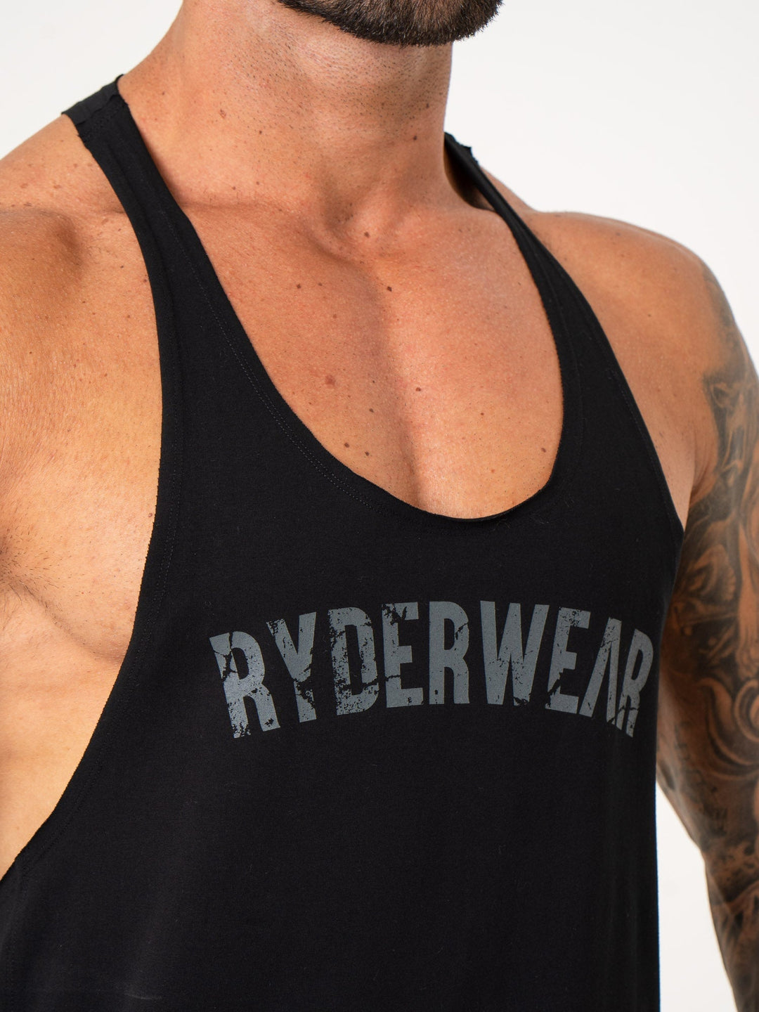 Force Stringer - Black Clothing Ryderwear