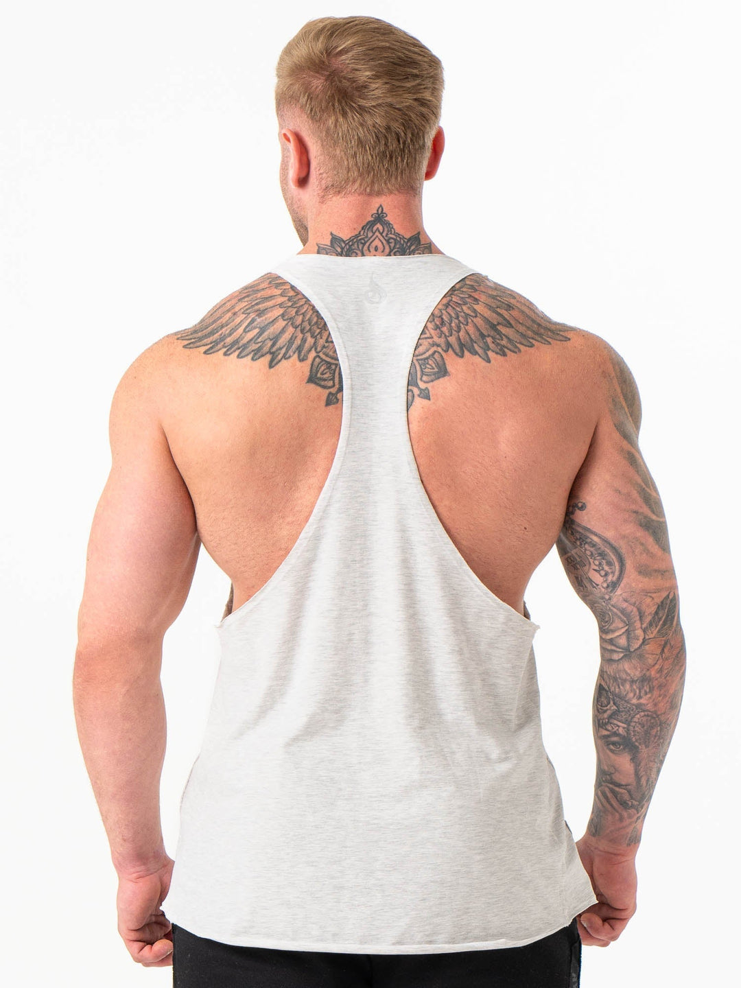 Force Stringer - Chalk Grey Marl Clothing Ryderwear