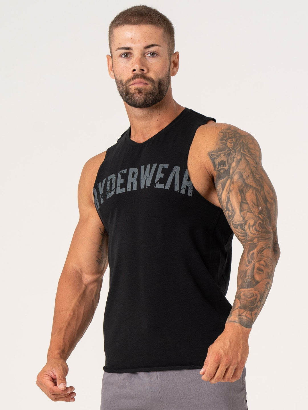 Force Tank - Black Clothing Ryderwear