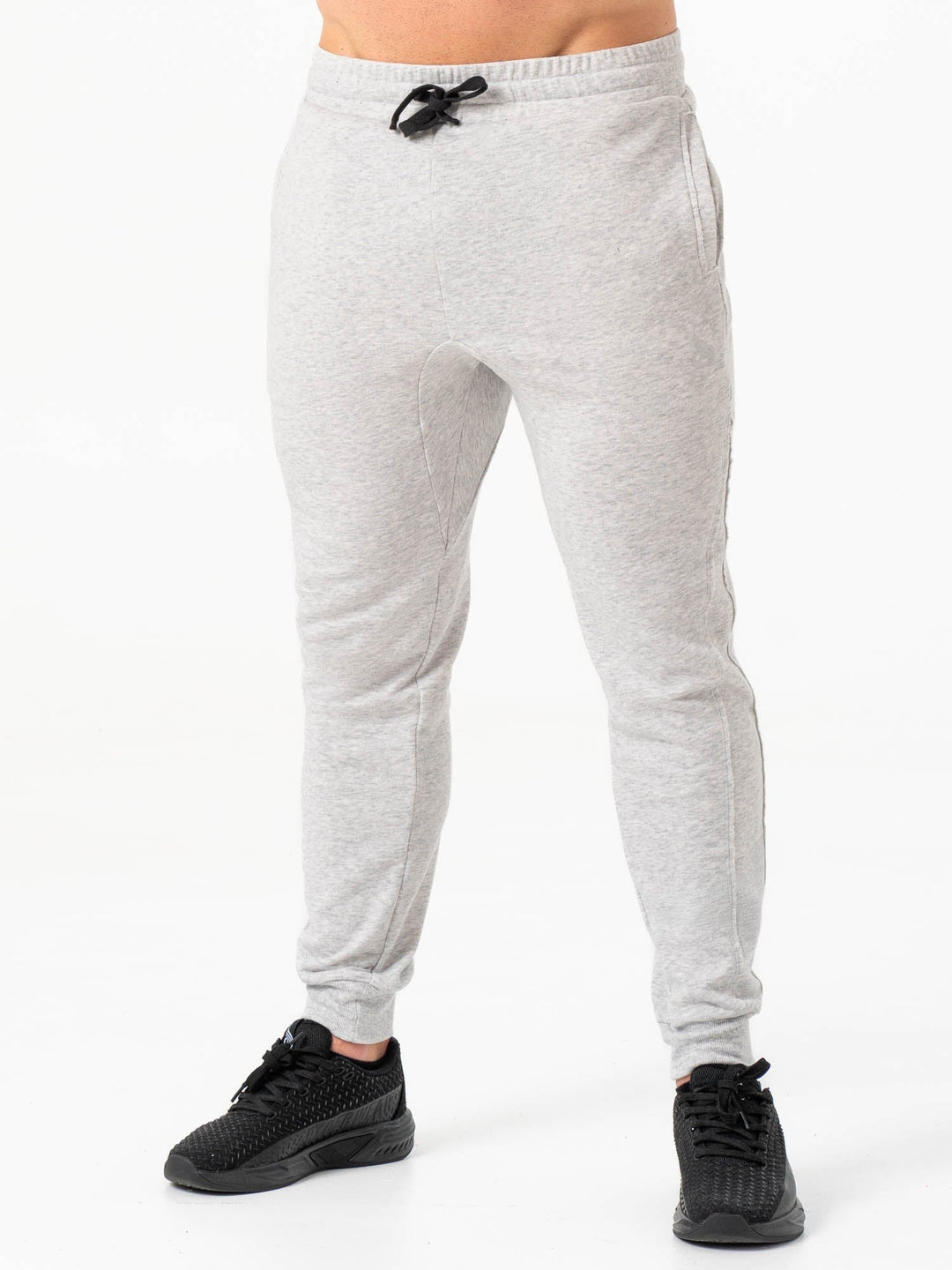 Force Track Pants - Chalk Grey Marl Clothing Ryderwear