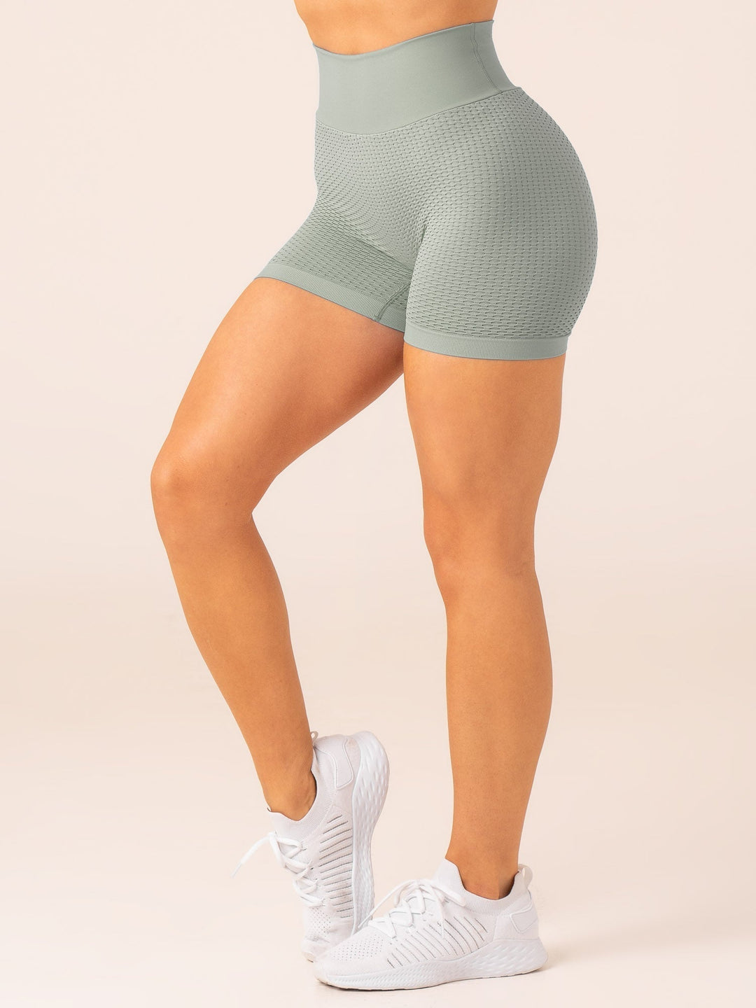 Honeycomb Scrunch Seamless Shorts - Sage Clothing Ryderwear
