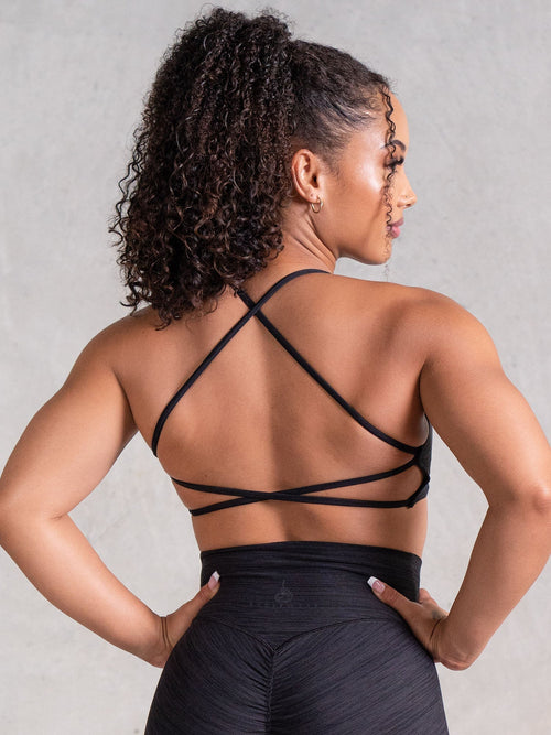 Icon Sports Crop Black Marl