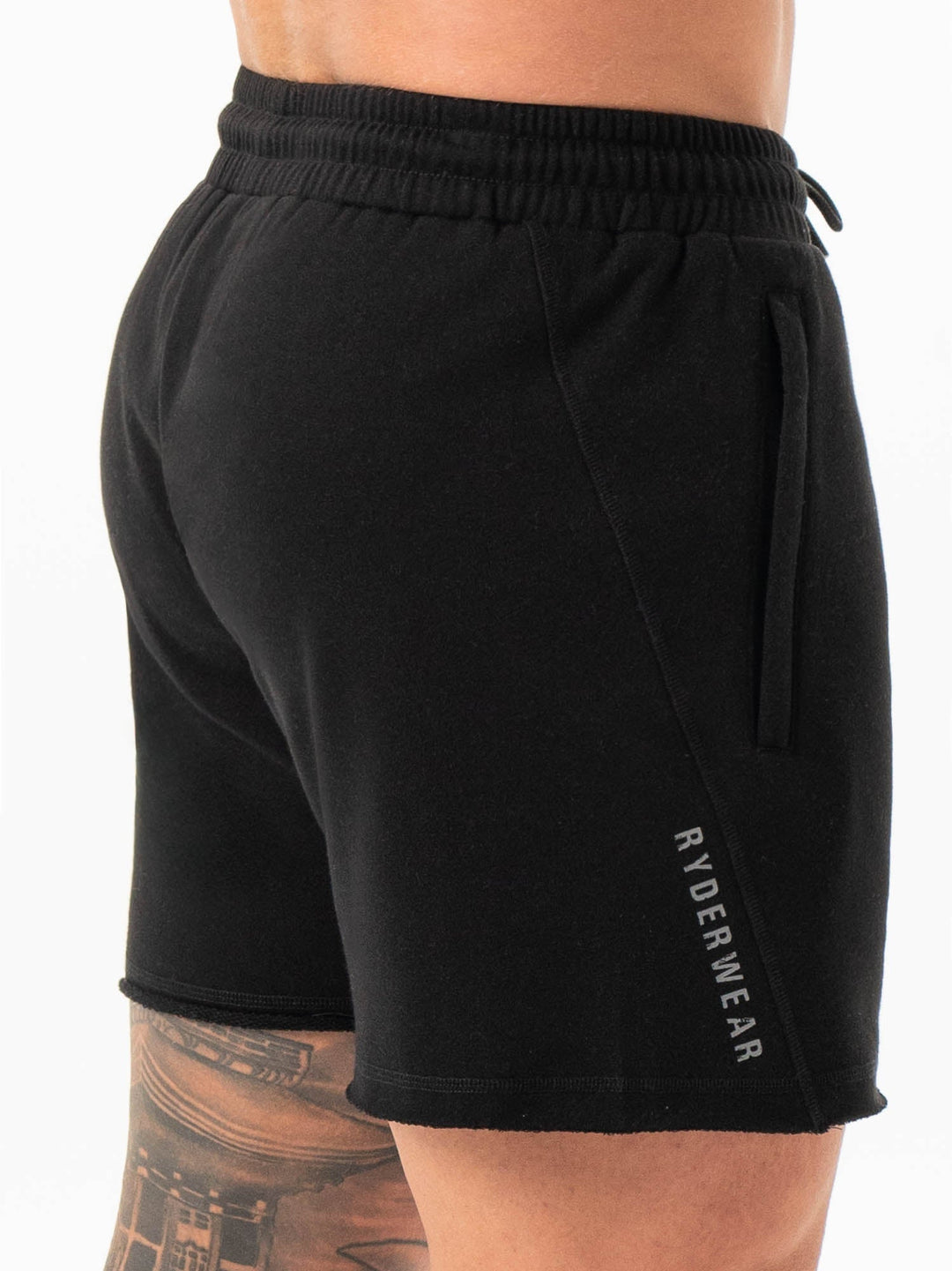 Iron 5" Track Shorts - Black Clothing Ryderwear