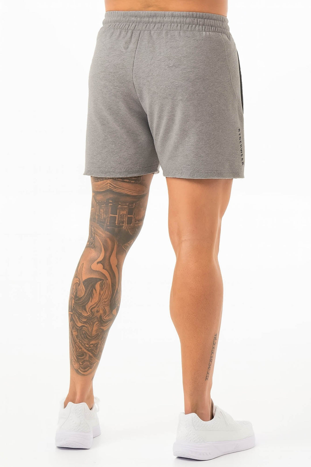 Iron 5" Track Shorts - Grey Marl Clothing Ryderwear