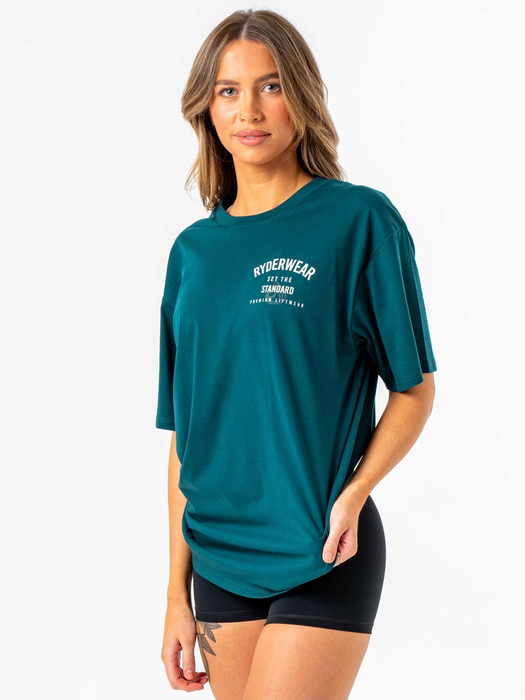 Legacy Mesh T-Shirt - Emerald Clothing Ryderwear
