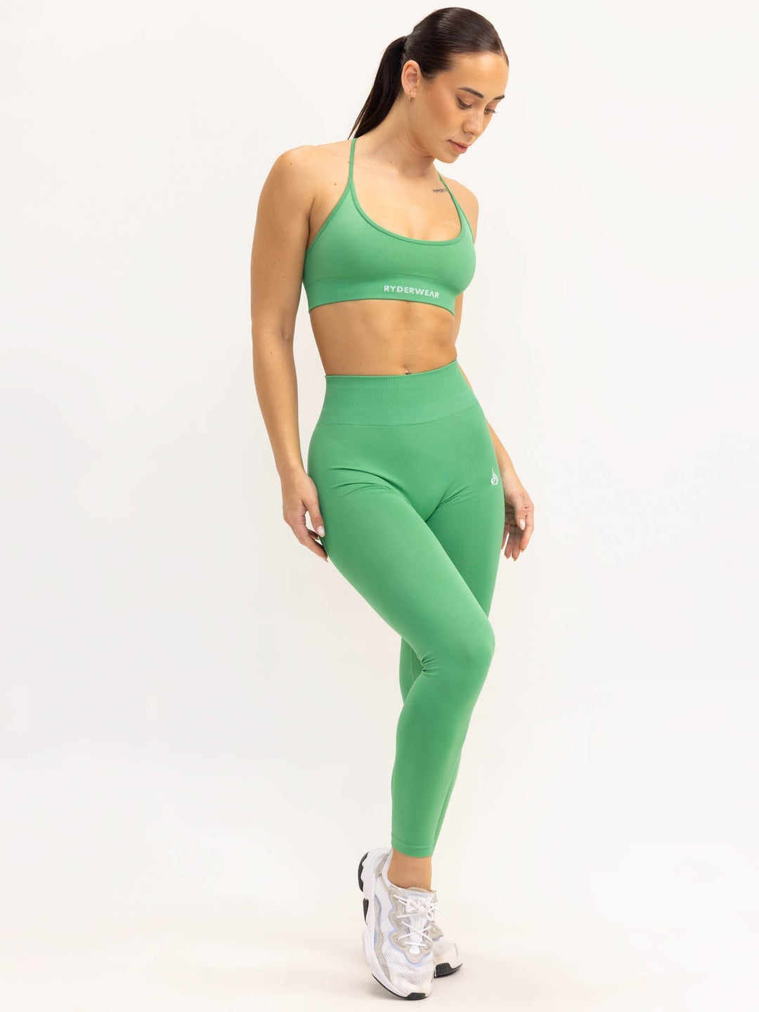 Lift 2.0 BBL Seamless Leggings - Apple Green Clothing Ryderwear 