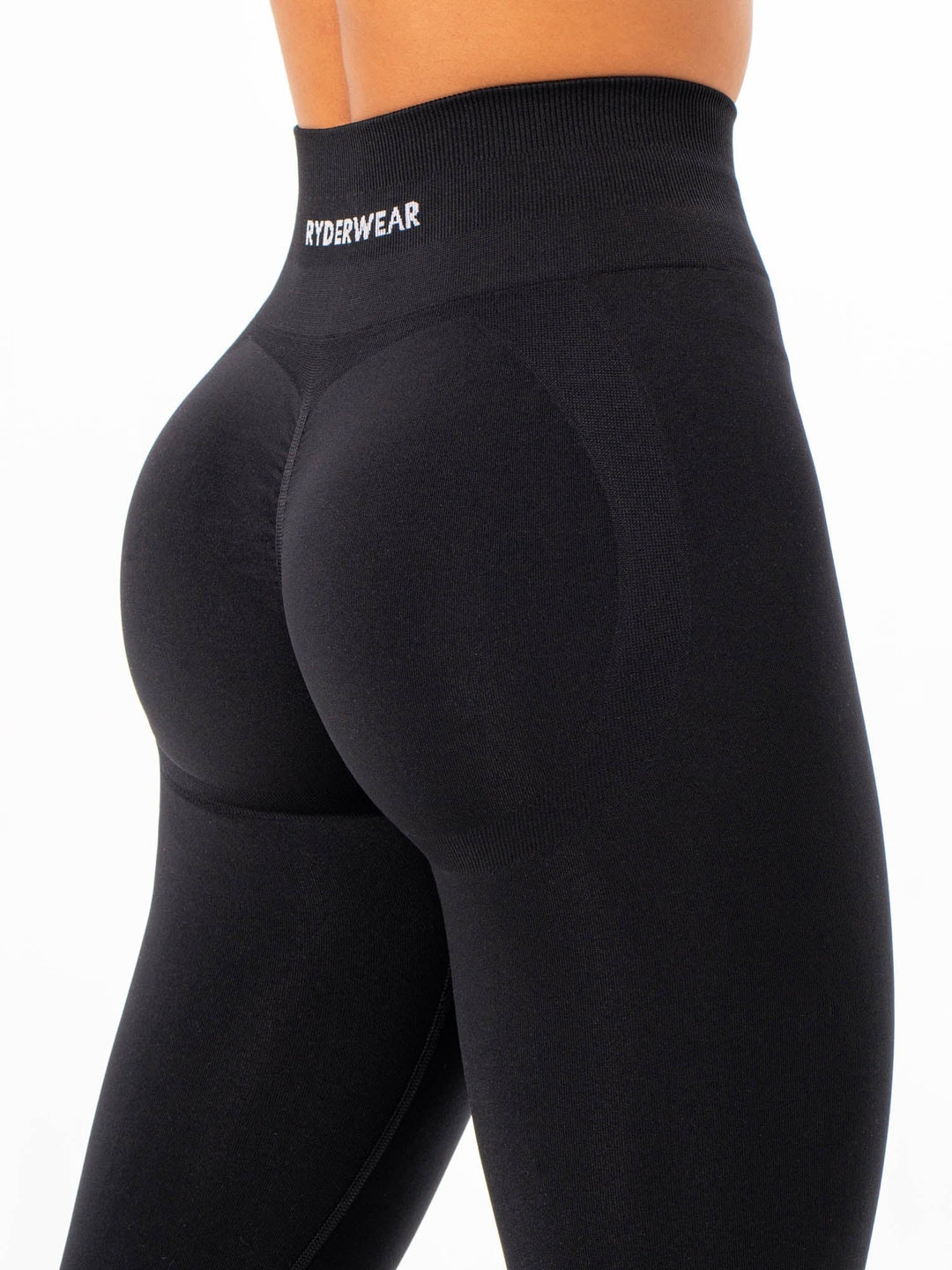 Lift 2.0 BBL Seamless Leggings - Black Clothing Ryderwear