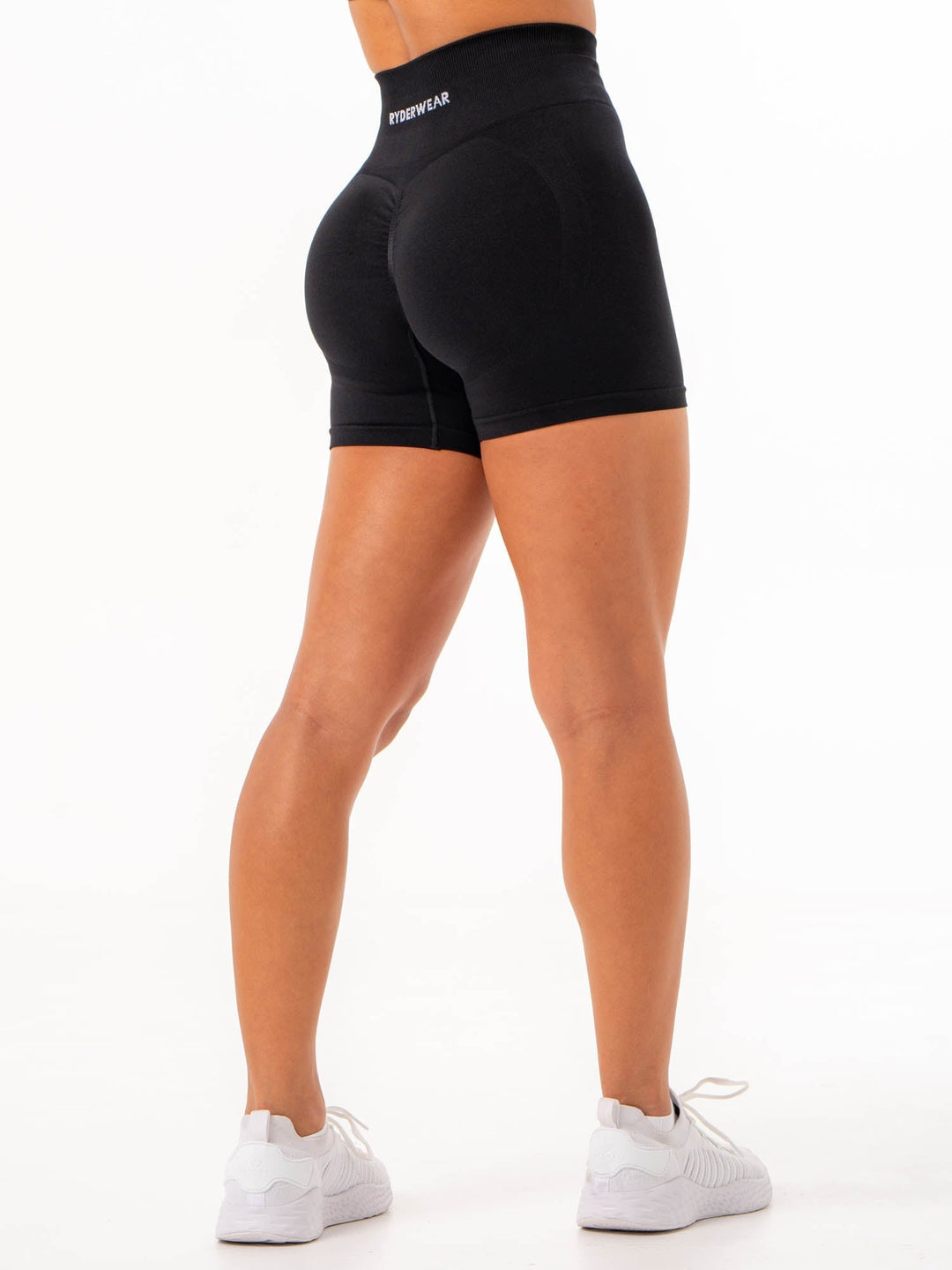 Lift 2.0 BBL Seamless Shorts - Black Clothing Ryderwear