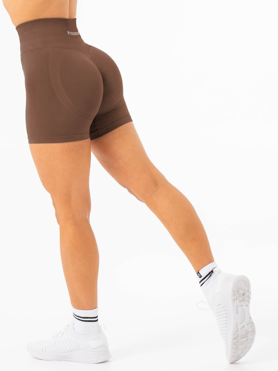 Lift 2.0 BBL Seamless Shorts - Espresso Clothing Ryderwear