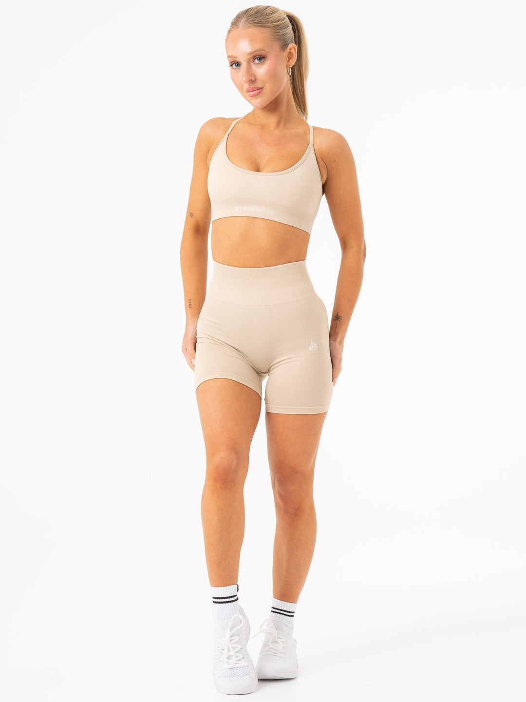 Lift 2.0 BBL Seamless Shorts - Sand Clothing Ryderwear