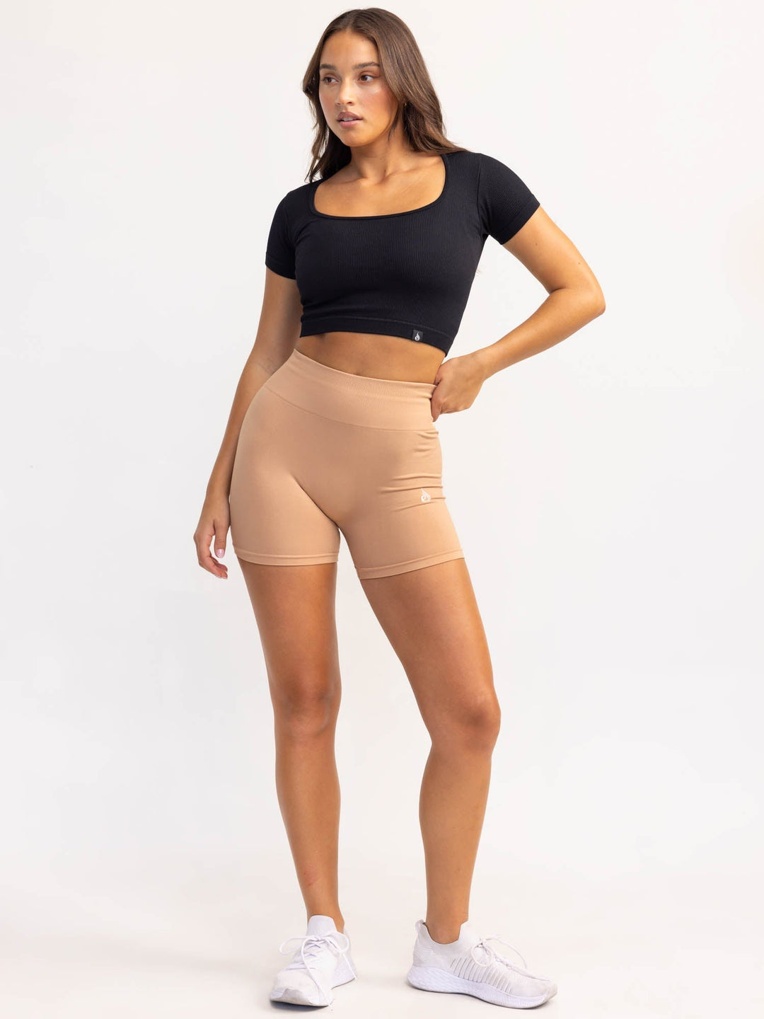 Lift 2.0 Rib Seamless T-Shirt - Black Clothing Ryderwear
