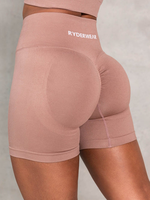 Lift BBL Scrunch Seamless Shorts Almond blue