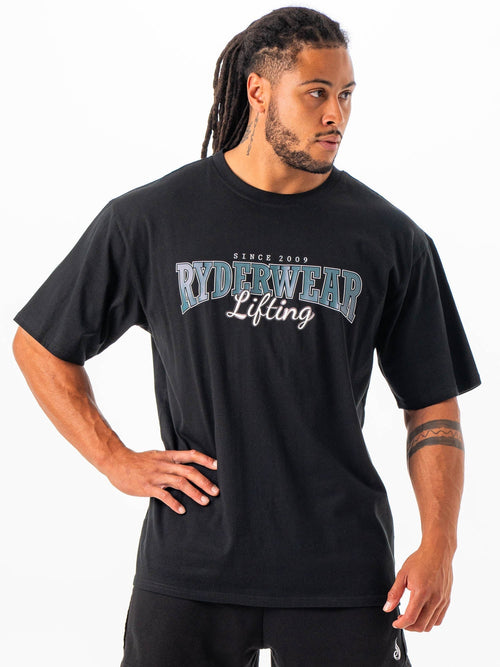 Lifting Oversized Tshirt Black