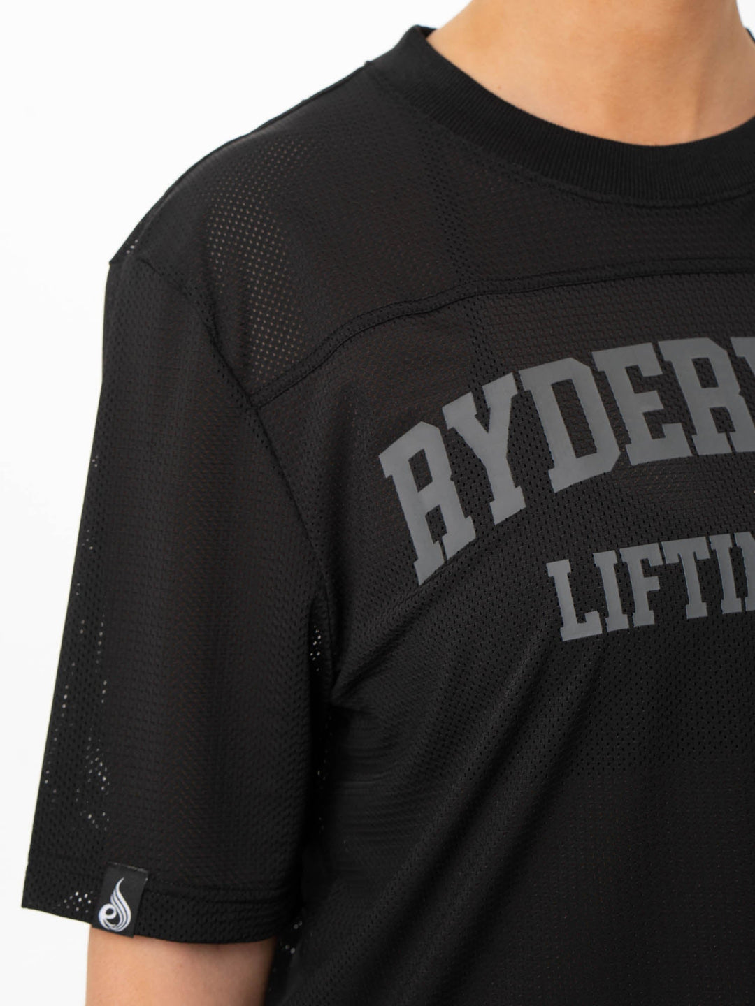 Mesh Flex T-Shirt - Black Clothing Ryderwear
