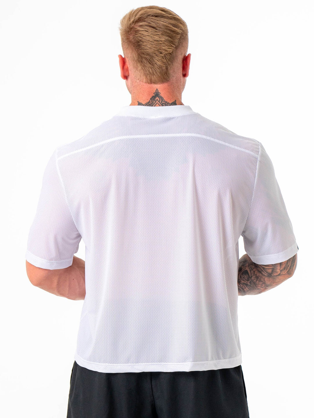 Mesh Flex T-Shirt - White Clothing Ryderwear