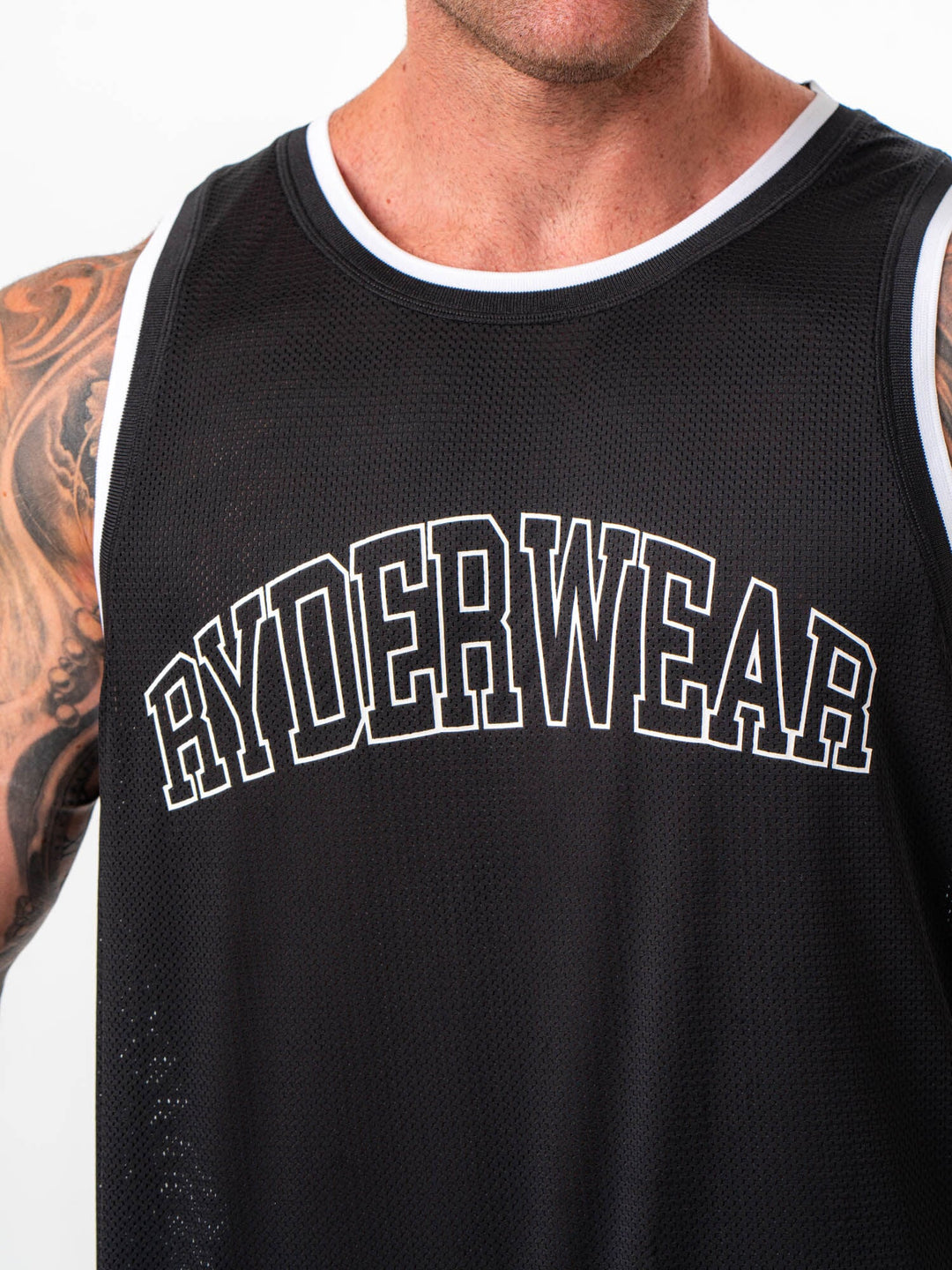 MVP Mesh Jersey - Black Clothing Ryderwear