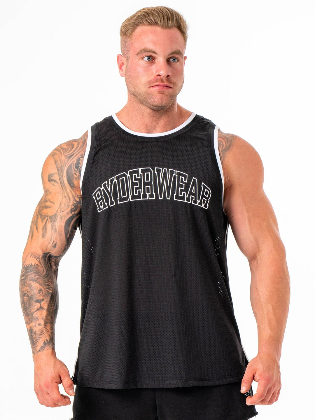 MVP Mesh Jersey - Black Clothing Ryderwear