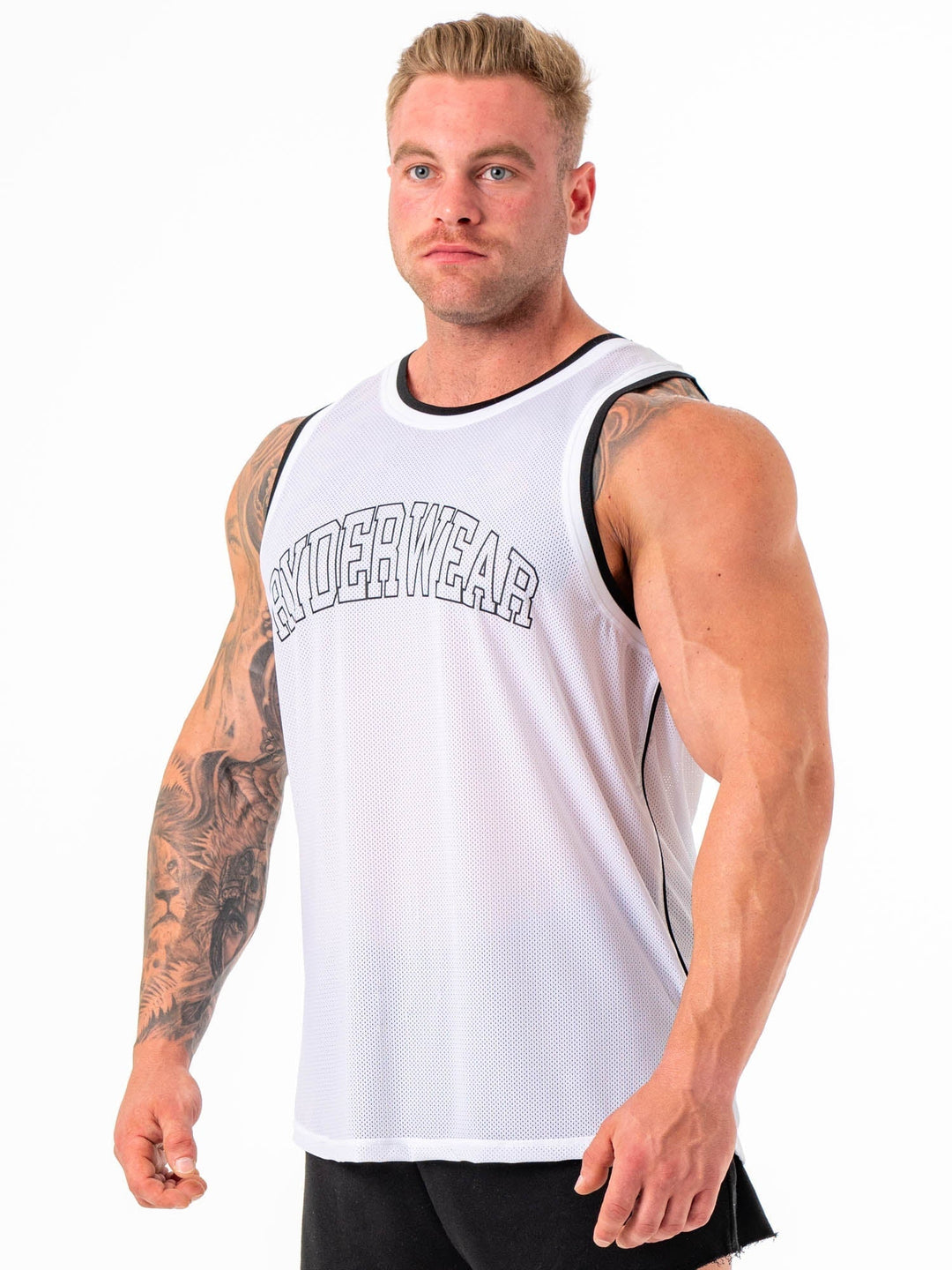 MVP Mesh Jersey - White Clothing Ryderwear