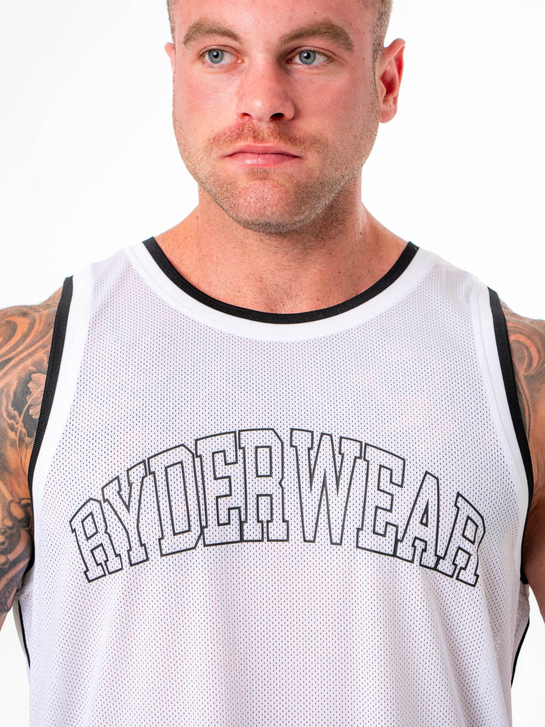MVP Mesh Jersey - White Clothing Ryderwear