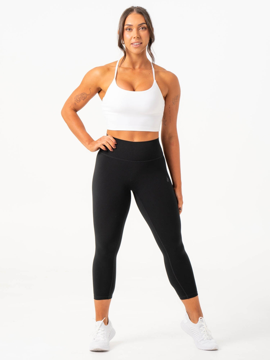 NKD 7/8 Leggings - Black Clothing Ryderwear