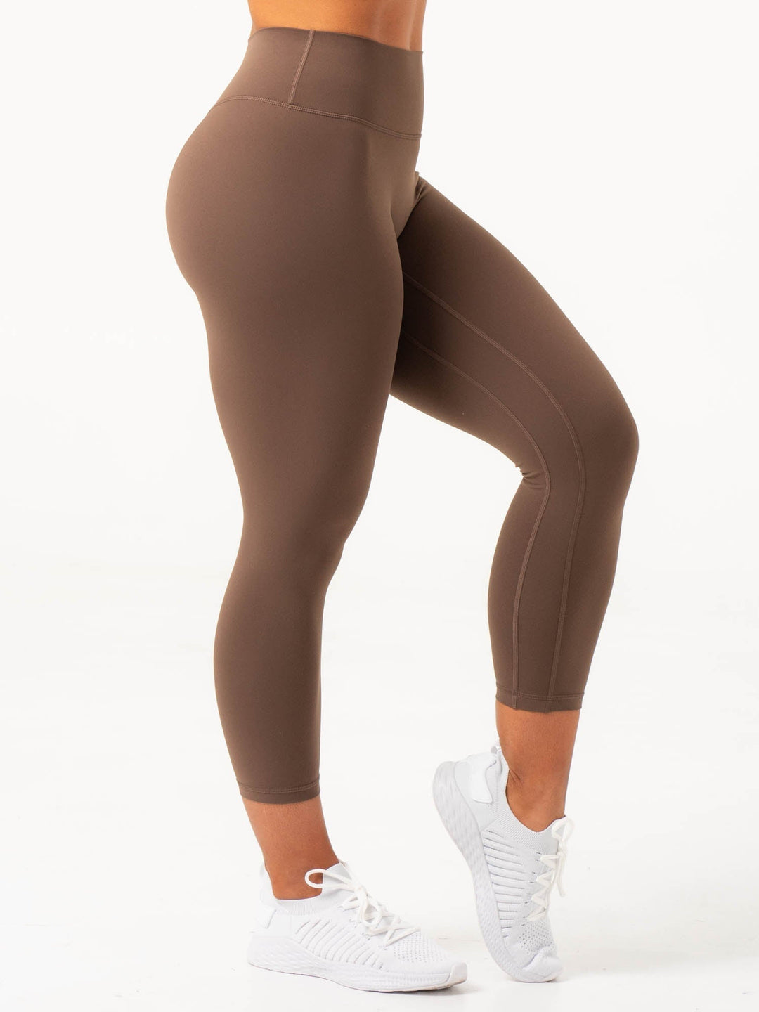 NKD 7/8 Leggings - Chocolate Clothing Ryderwear