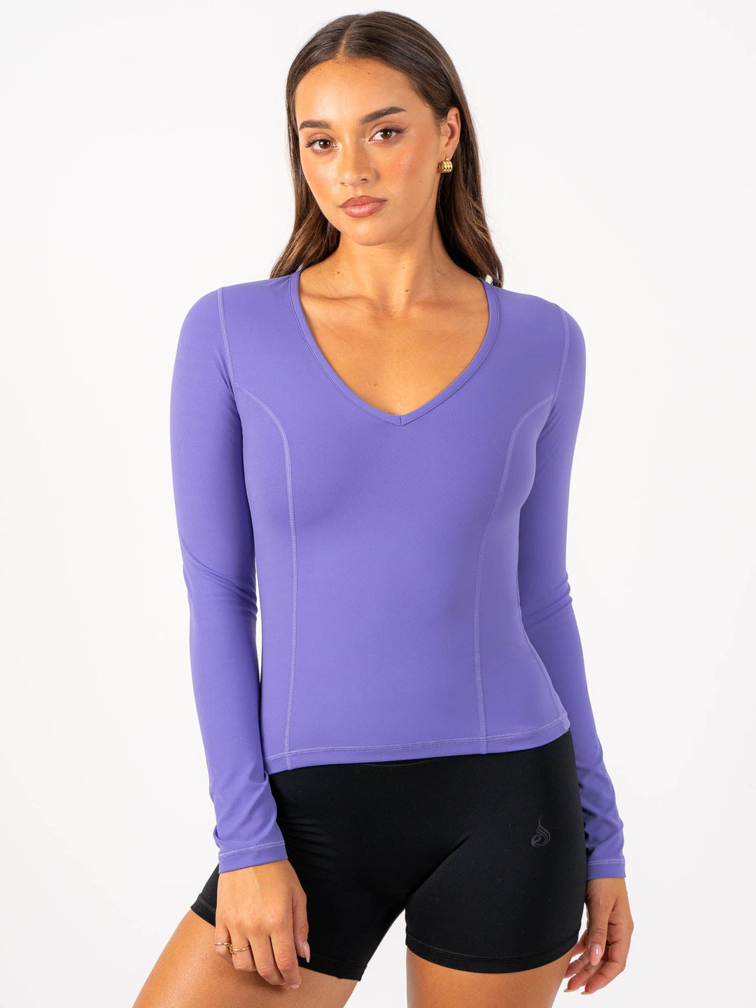 NKD Align Long Sleeve Training Top - Purple Clothing Ryderwear