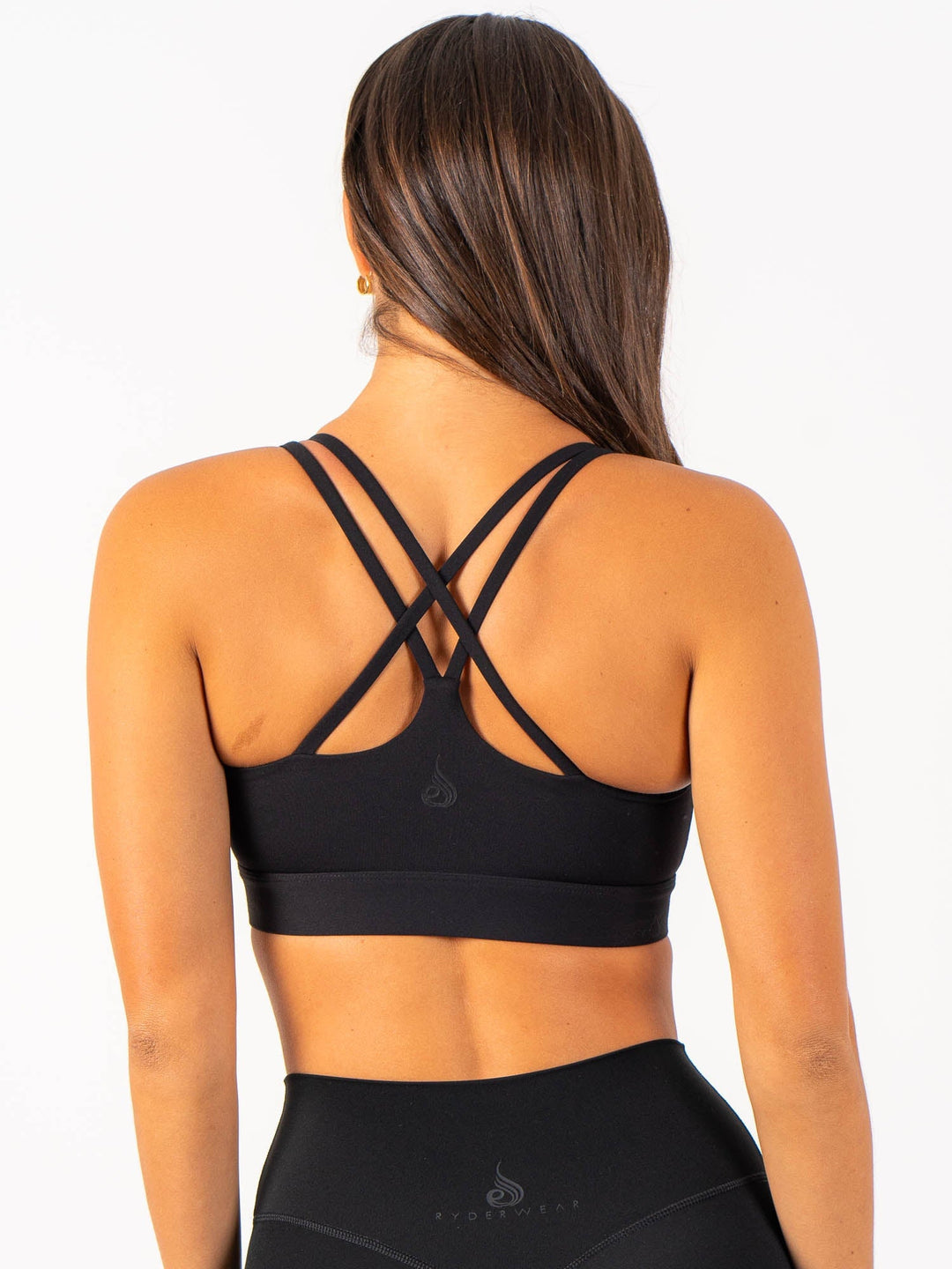 NKD Align Sports Bra - Black Clothing Ryderwear