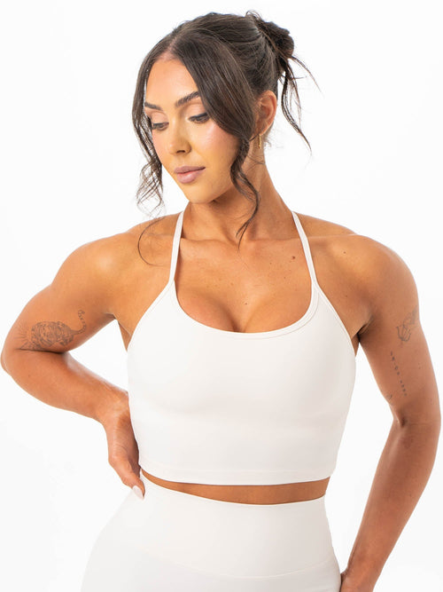 NKD Contrast Shelf Bra Tank Vanilla