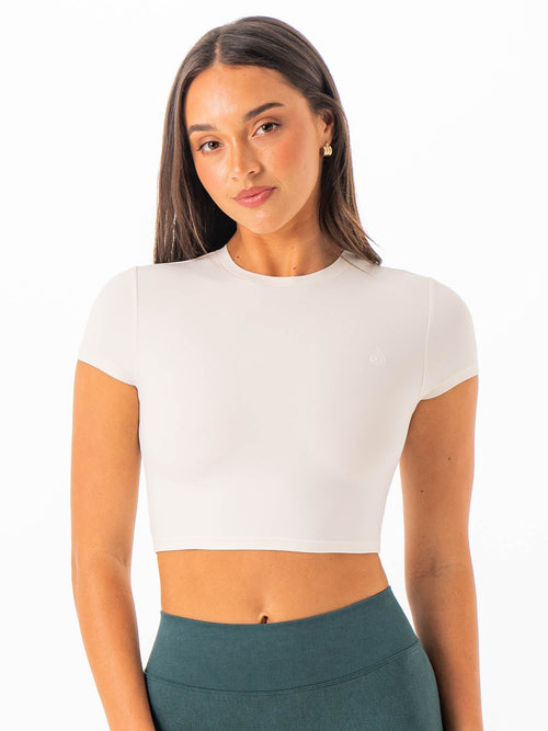 NKD Cropped Tee Vanilla