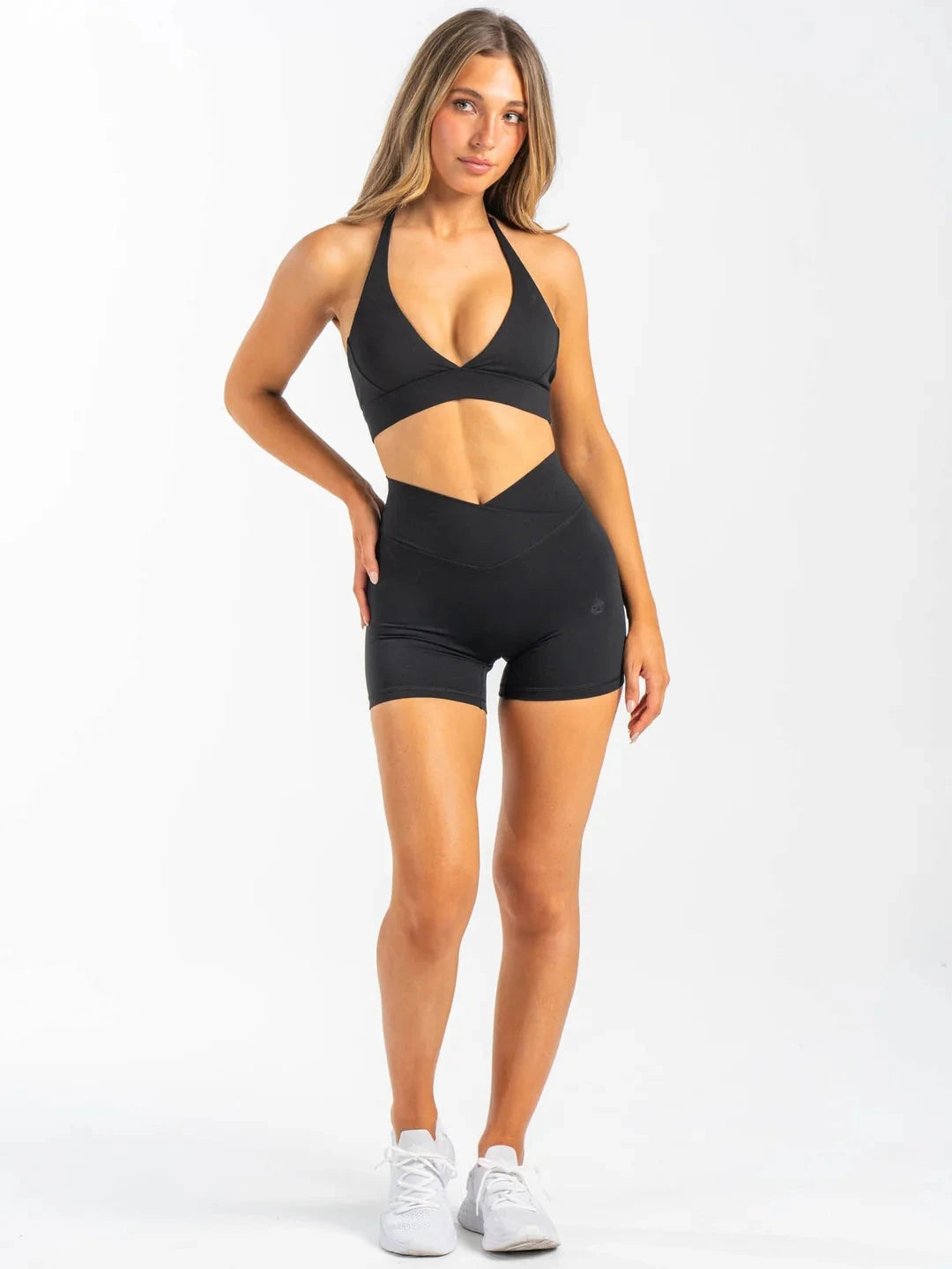 NKD Cross Waist Band Shorts - Black Clothing Ryderwear