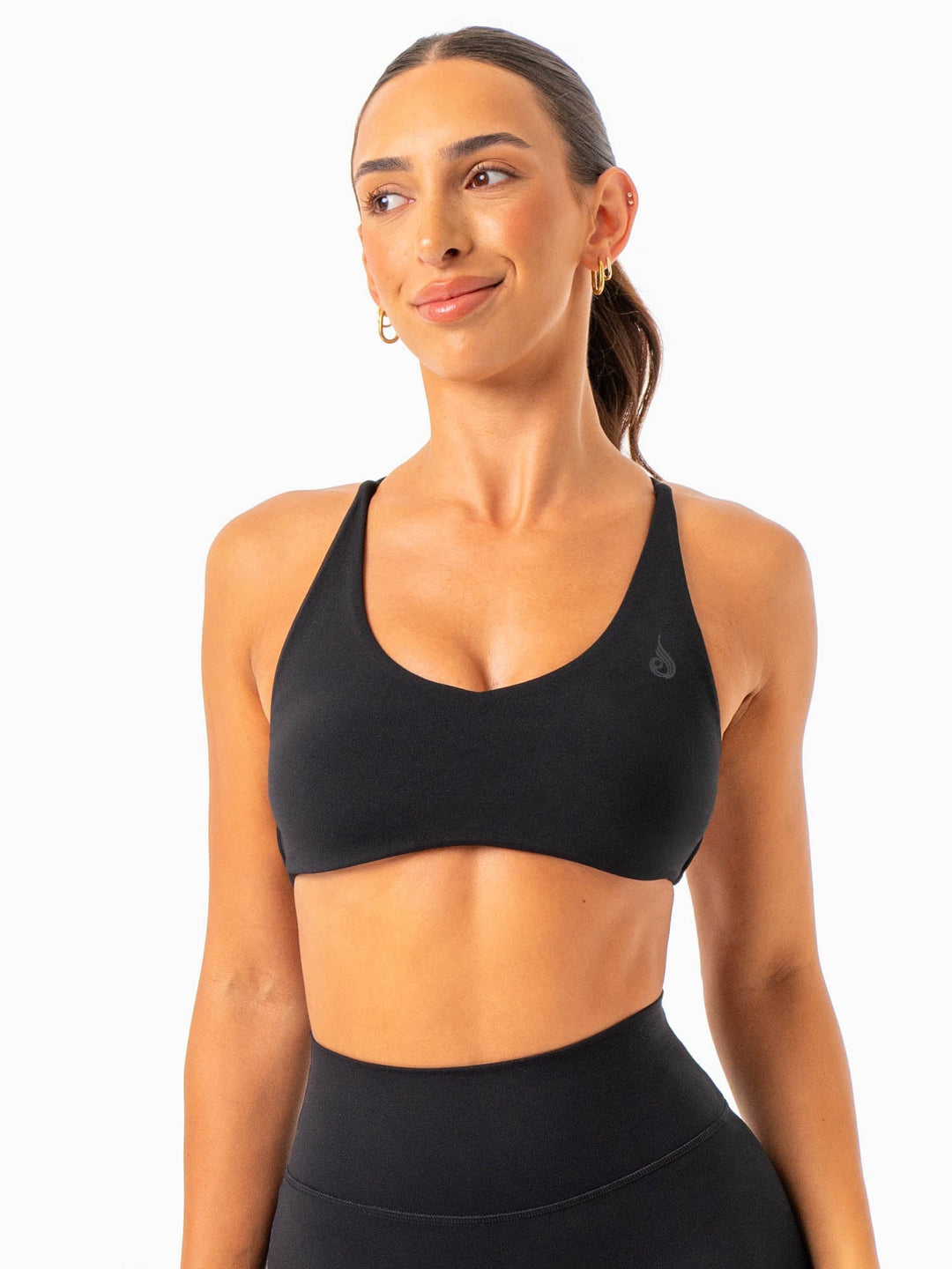 NKD Embody Sports Crop - Black Clothing Ryderwear