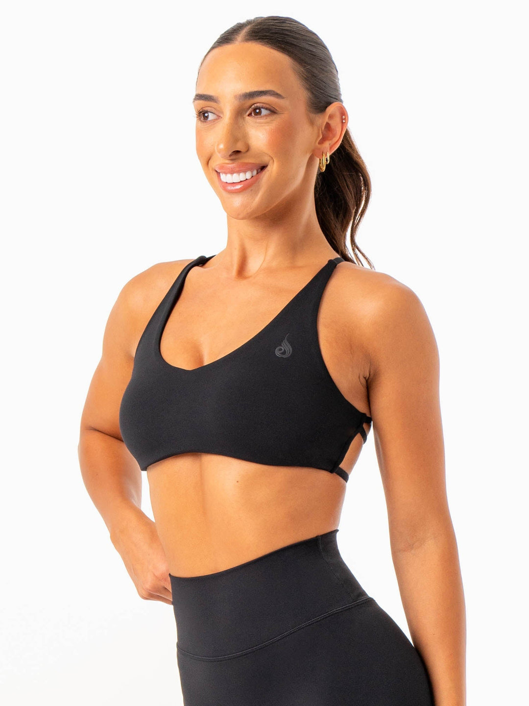 NKD Embody Sports Crop - Black Clothing Ryderwear
