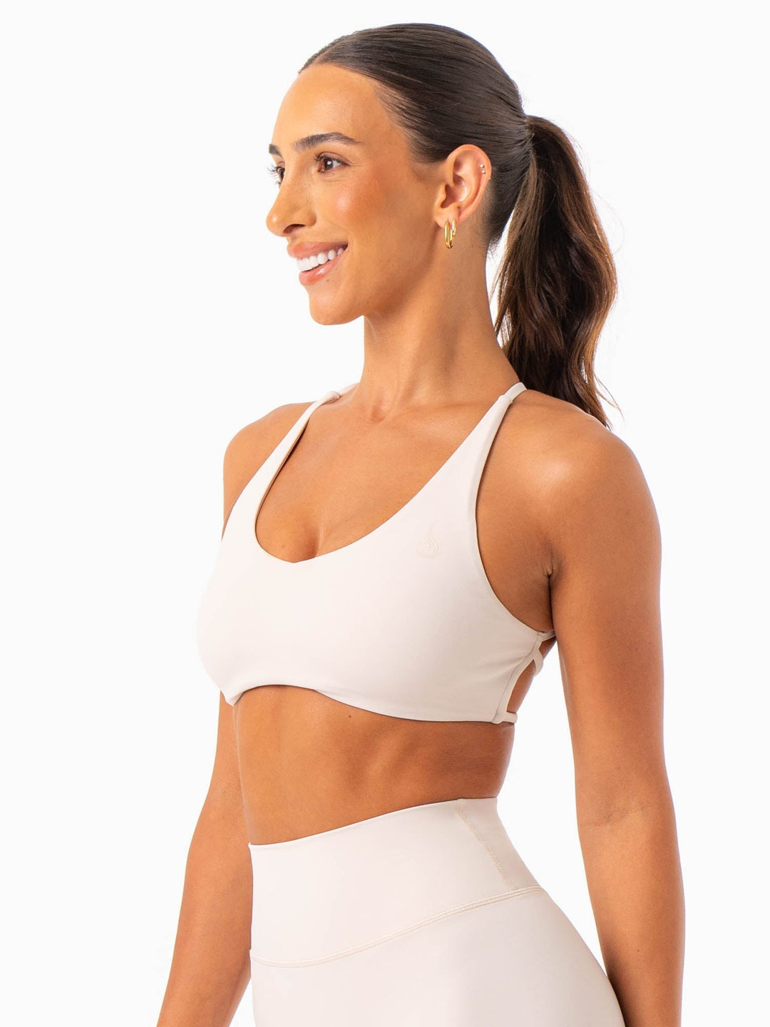NKD Embody Sports Crop - Bone Clothing Ryderwear