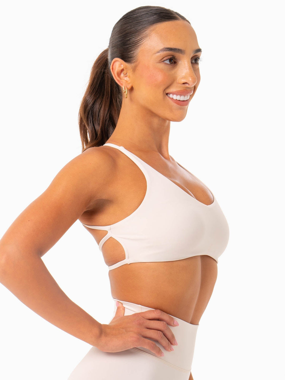 NKD Embody Sports Crop - Bone Clothing Ryderwear