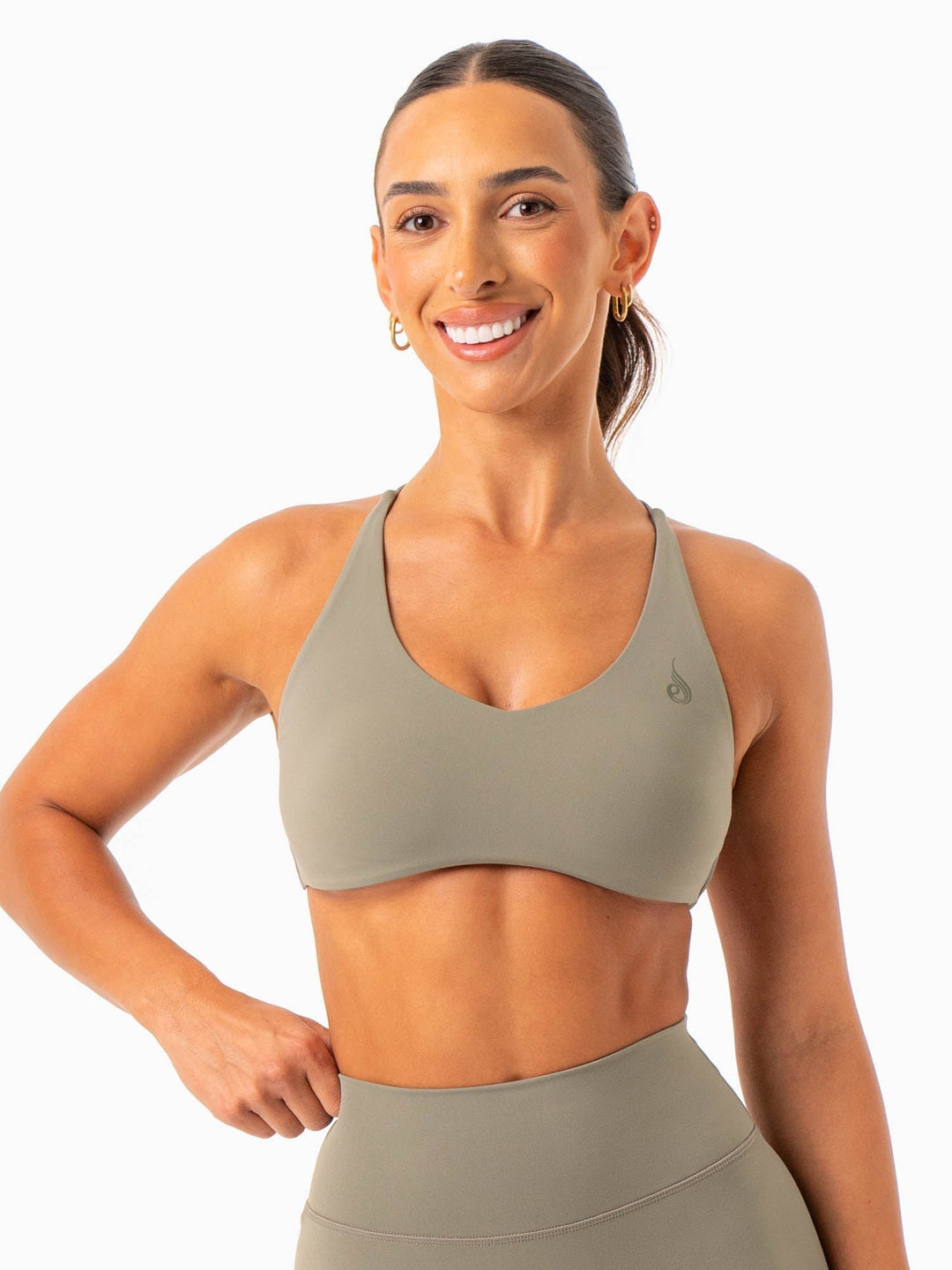 NKD Embody Sports Crop - Desert Sage Clothing Ryderwear