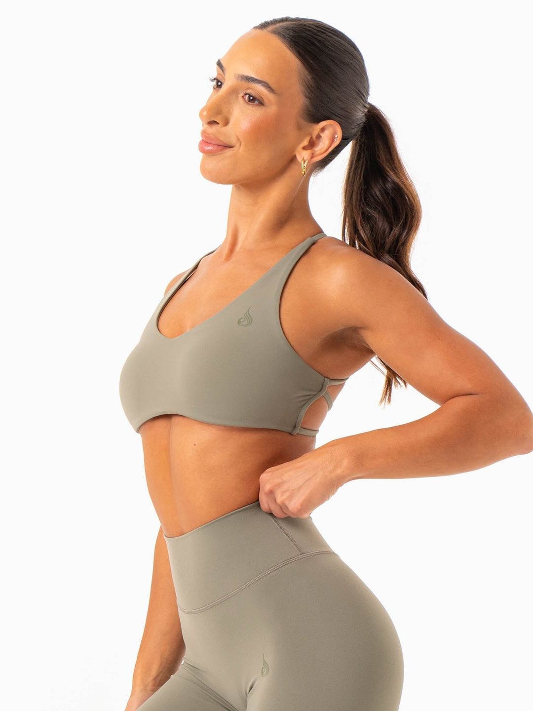 NKD Embody Sports Crop - Desert Sage Clothing Ryderwear