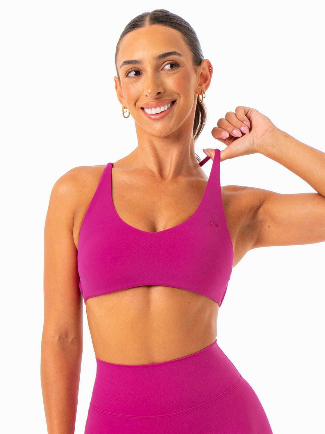 NKD Embody Sports Crop - Fuchsia Clothing Ryderwear