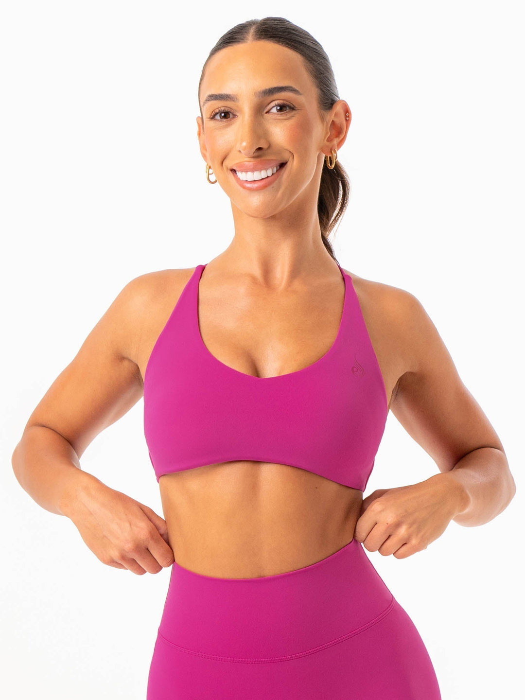 NKD Embody Sports Crop - Fuchsia Clothing Ryderwear