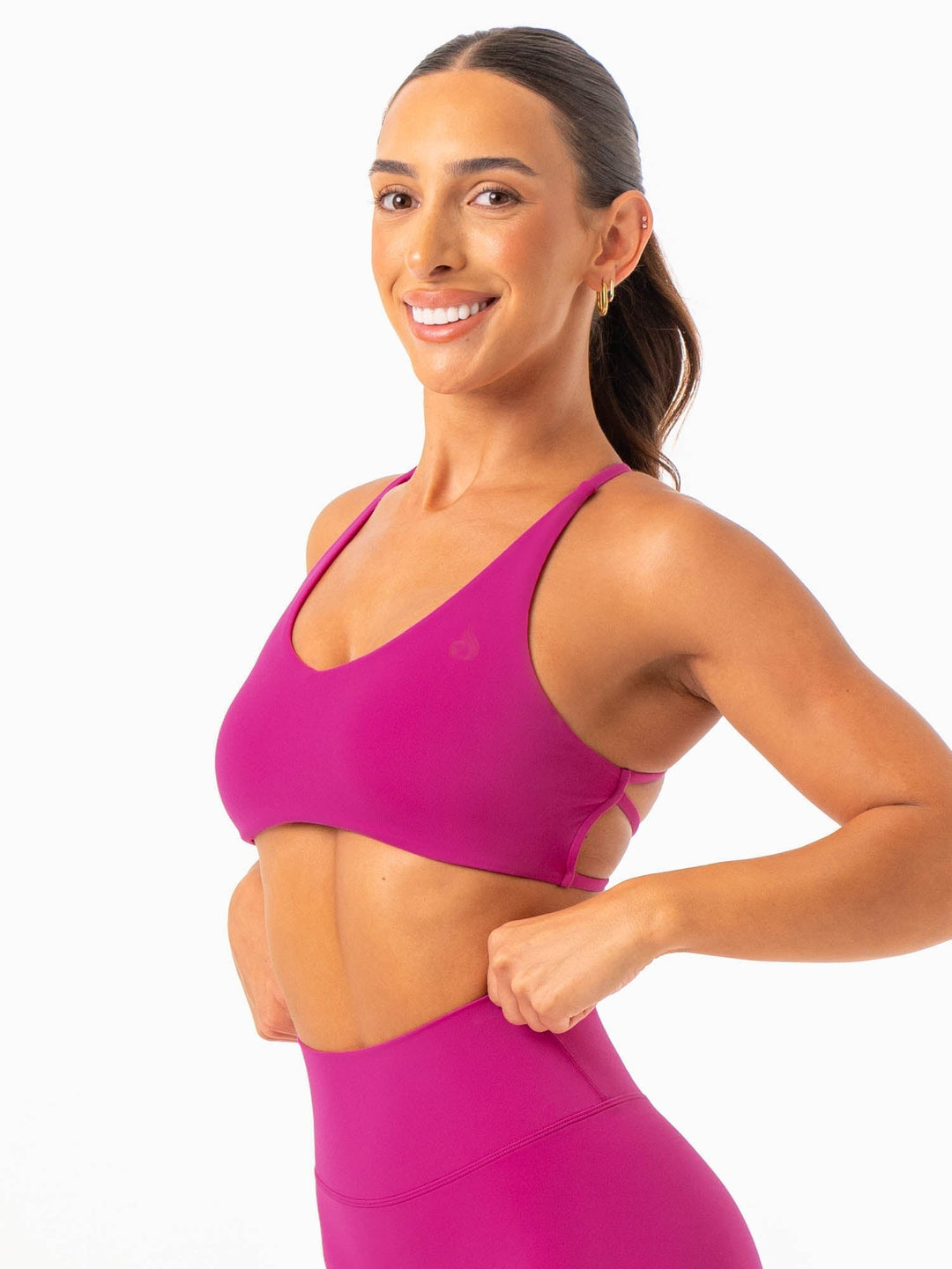 NKD Embody Sports Crop - Fuchsia Clothing Ryderwear