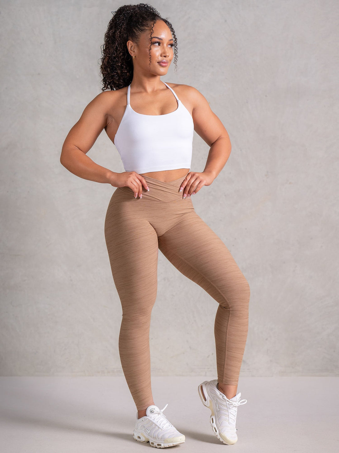 NKD Embody Tank Bra - White Clothing Ryderwear